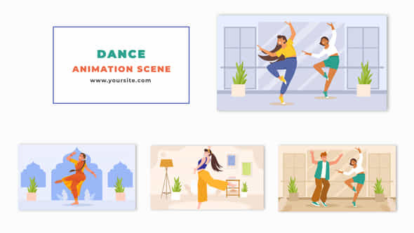Flat Character Animation - VideoHive 47865620