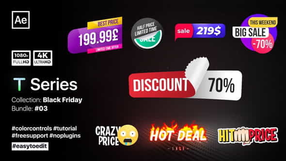 Discount Pricing Elements - VideoHive 34620525