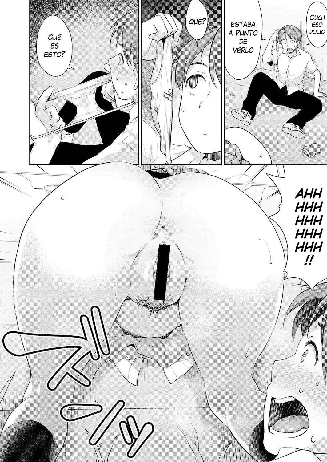 [Meganei] Kabe kara Momojiri (COMIC Shingeki 2021-07) [Spanish] [Me Banearon x P3NDEJ0] [Digital]