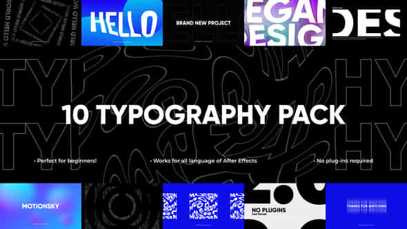 10 Perfect Typography - VideoHive 45362253