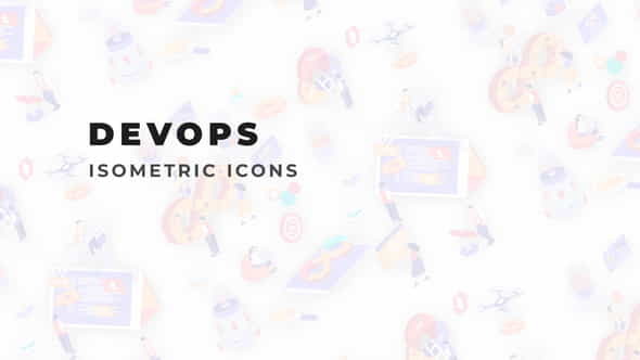 DevOps - Isometric Icons - VideoHive 36117840