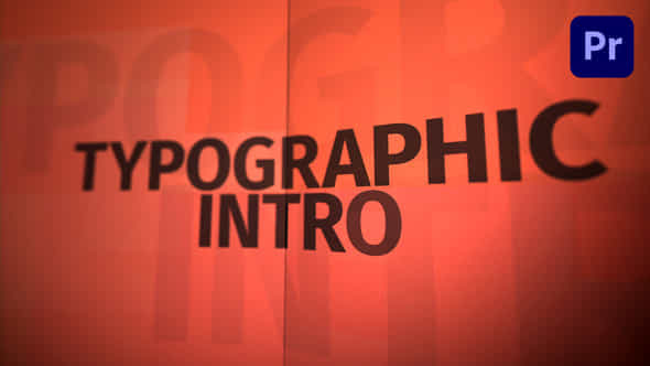 Typographic Intro PP - VideoHive 39951792