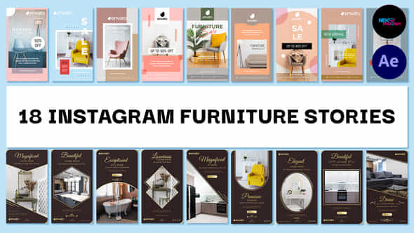 Furniture Stories - VideoHive 35336456