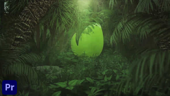 Eco Nature Green Jungle Logo Reveal - VideoHive 48918139