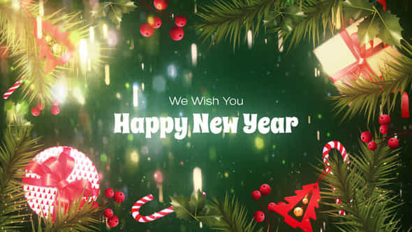 Happy New Year Wishes - VideoHive 55468218