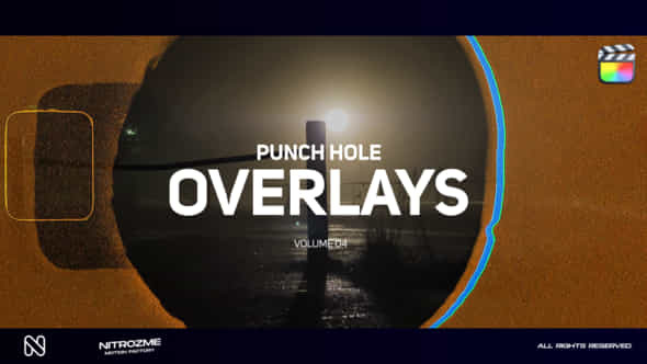 Punch Hole Overlays Vol 04 For Final Cut Pro X - VideoHive 50159128