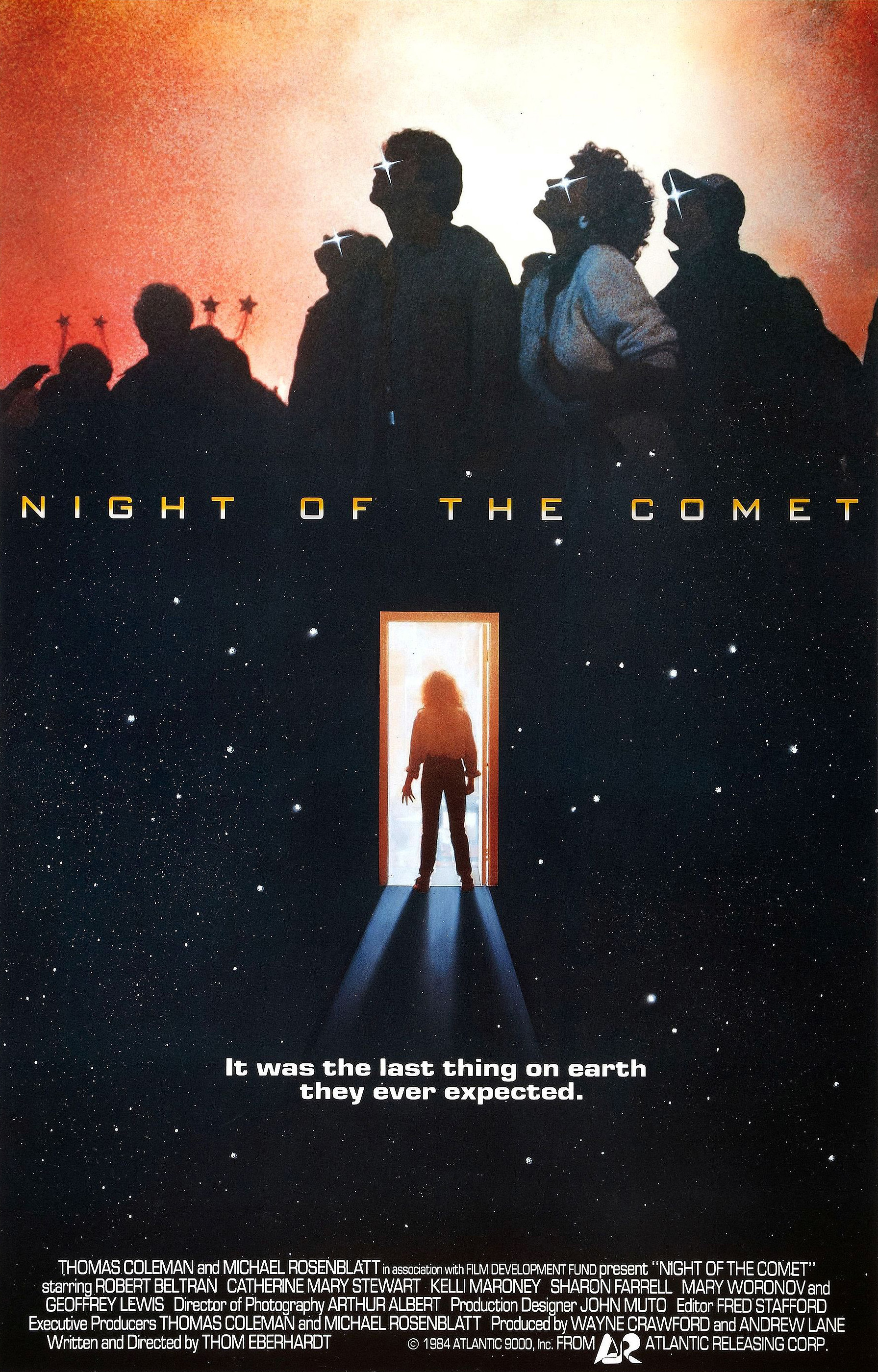 night of the comet poster