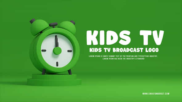 Kids Clock Logo - VideoHive 58889775