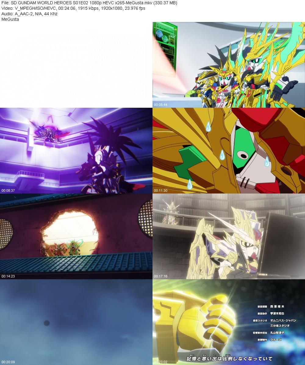 SD GUNDAM WORLD HEROES S01E02 1080p HEVC x265