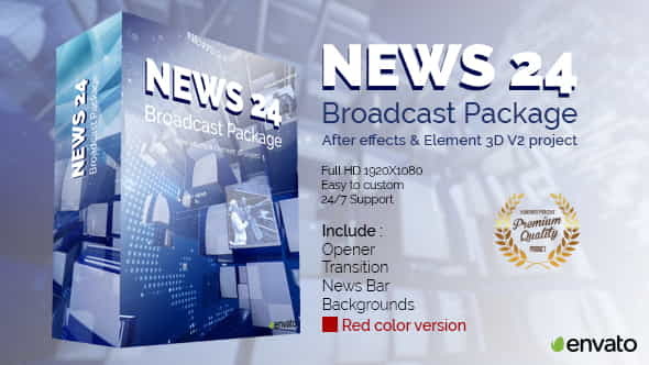 News 24 Broadcast Package - VideoHive 19152519