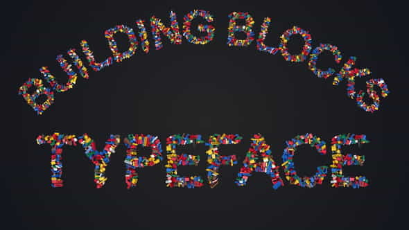Building Blocks Text Typeface - VideoHive 33307505