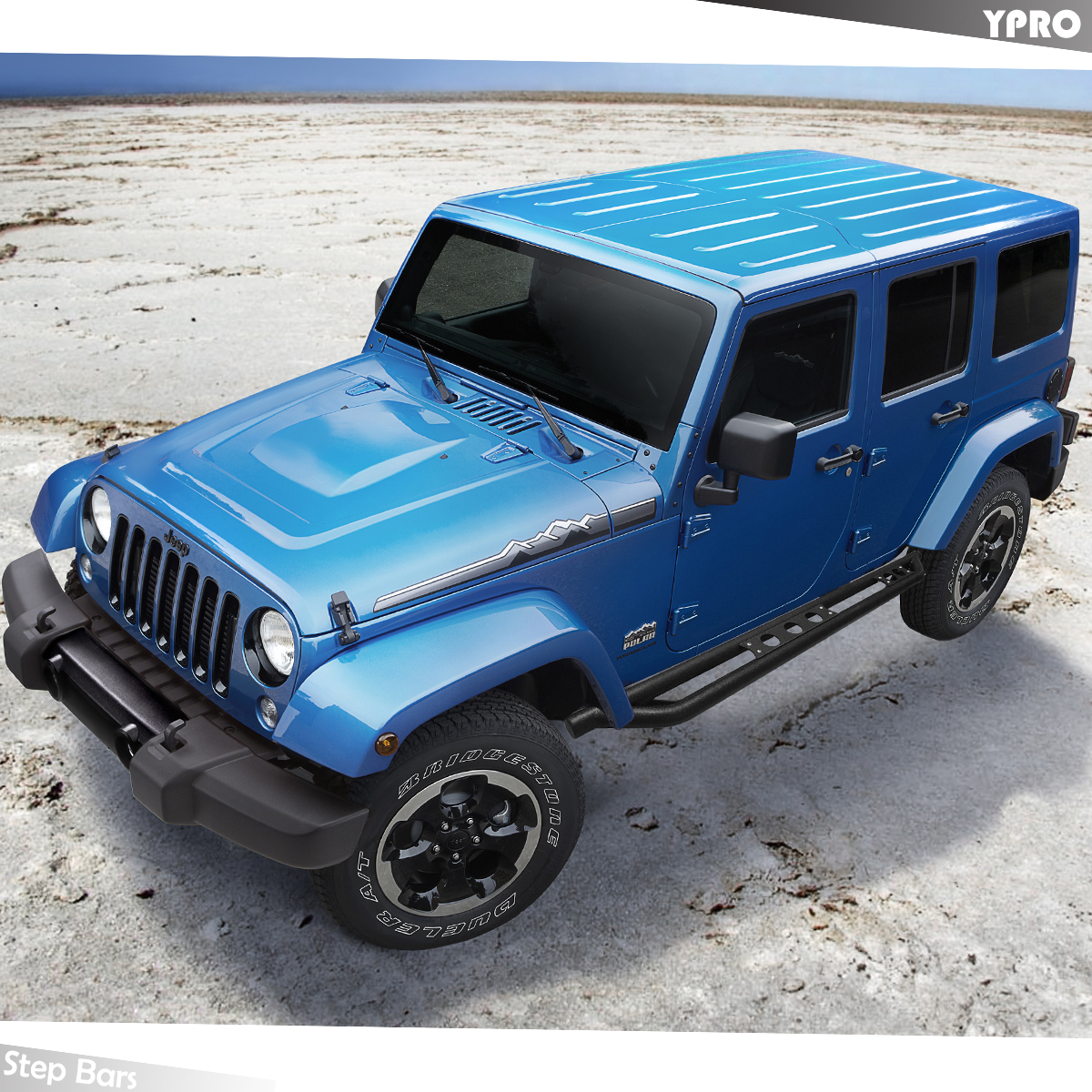 Off Road Armor Side Step Bar Running Board For 2007 2018 Jeep