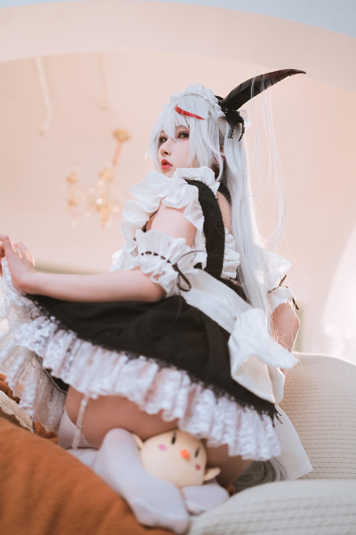 Cosplay rioko凉凉子 妄想航线 港区的龙女仆(11)