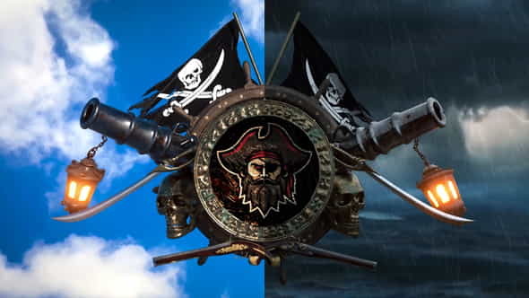 Pirate Logo Reveal - VideoHive 36493123