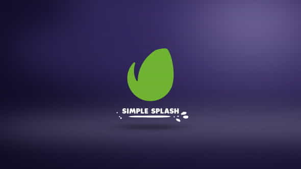 Simple Splash Logo - VideoHive 11552050