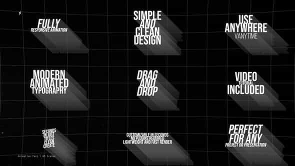 Animation Text 50 After Effects - VideoHive 58030957