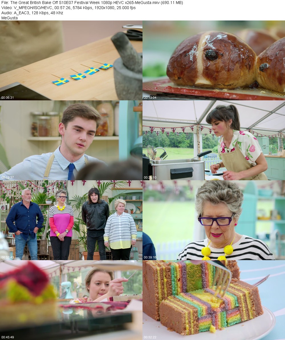 The Great British Bake Off S10E07 Festival Week 1080p HEVC x265-MeGusta