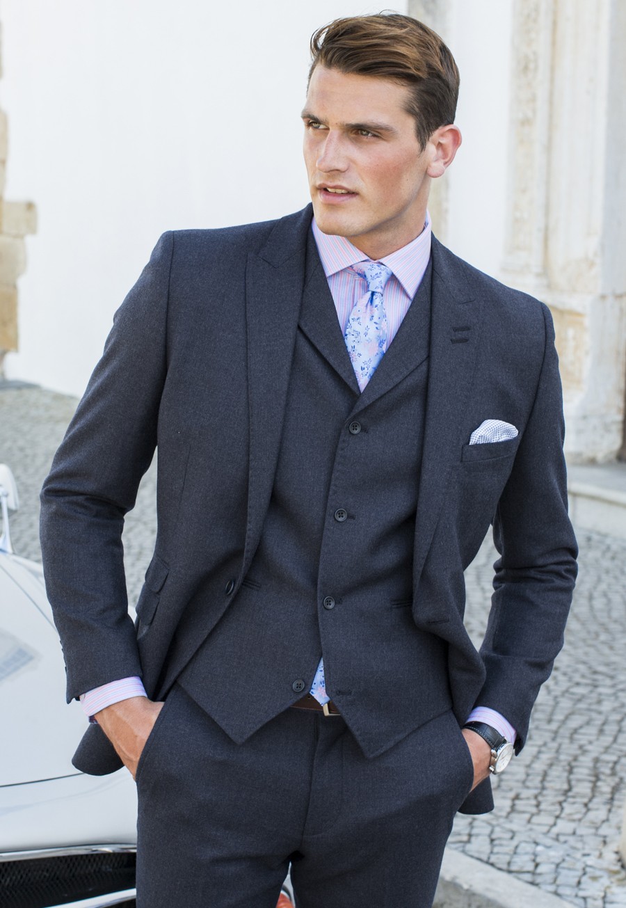 MALE MODELS IN SUITS: SACHA LEGRAND for BROOK TAVERNER