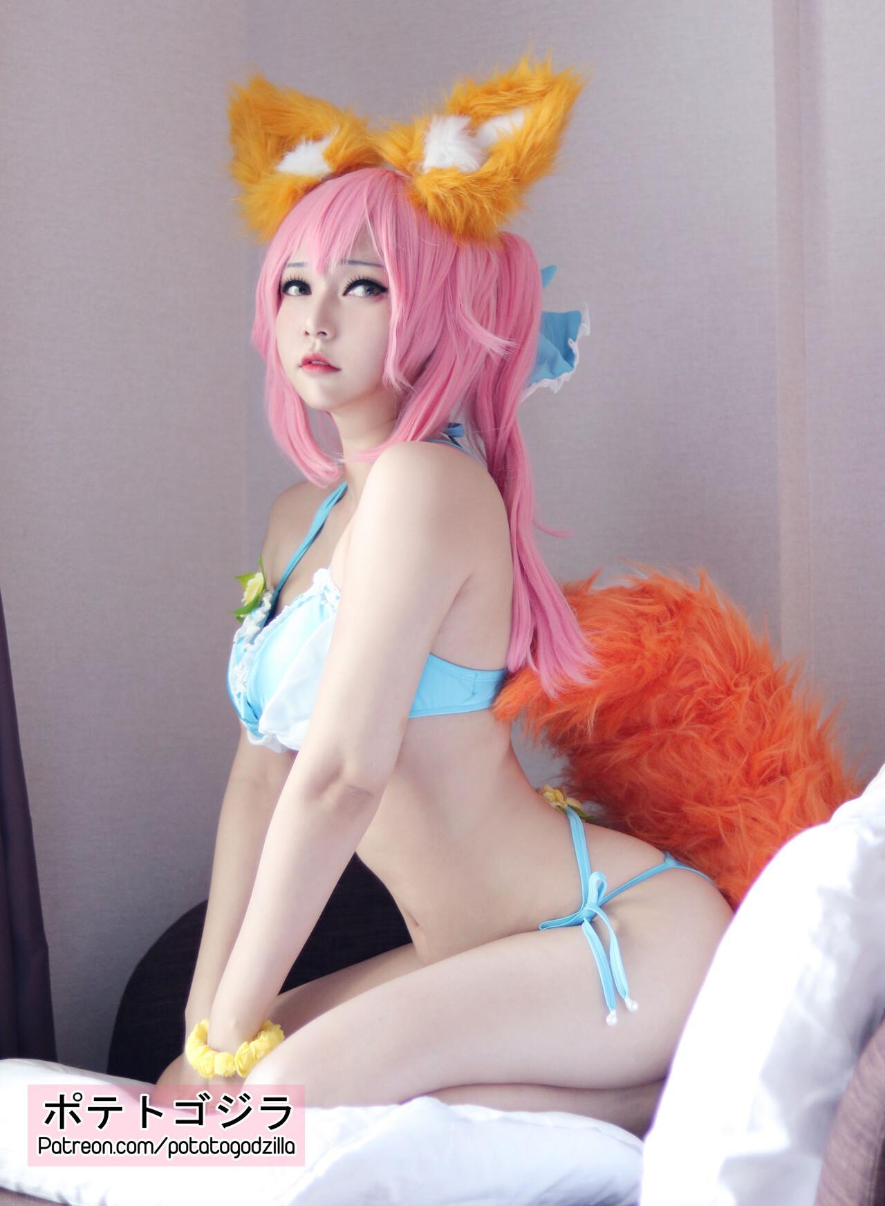 [Potato Godzilla ポテトゴジラ] Tamamo Bikini(7)