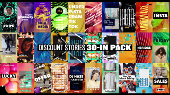 Discount Stories 30-in - VideoHive 40257204