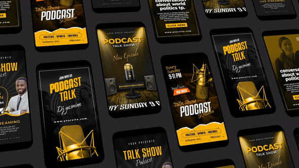 Podcast Instagram Reels - VideoHive 48622913