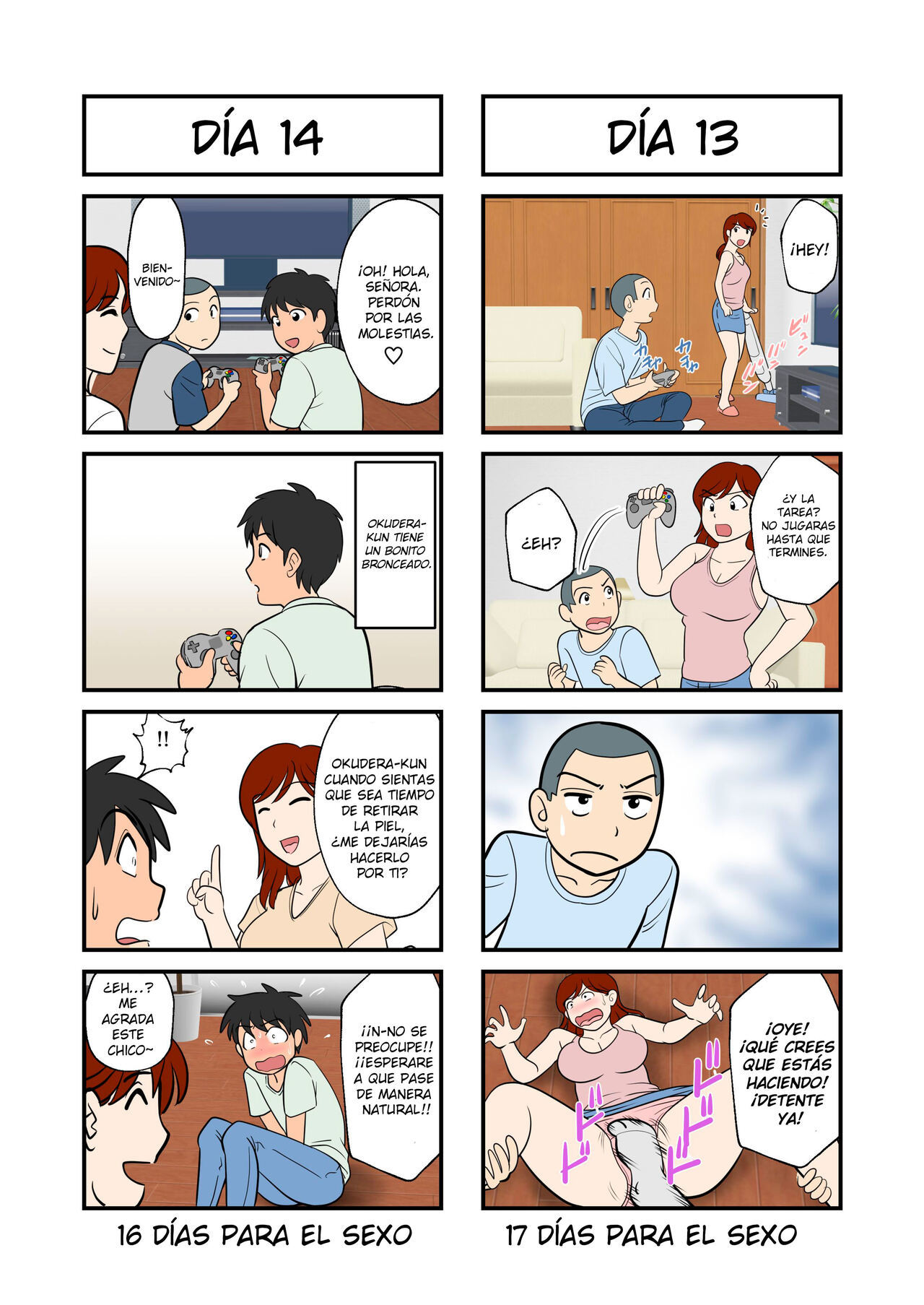 [Fuwatoro Opanchu Cake] 30-nichi go ni SEX suru Haha to Musuko  Madre e Hijo Tendrán Sexo en 30 Días [Spanish]
