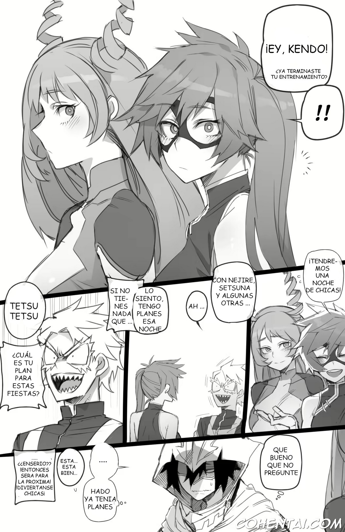 MY HERO Christmas HAREM (Boku no Hero Academia) xxx comics manga porno doujin hentai español sexo 