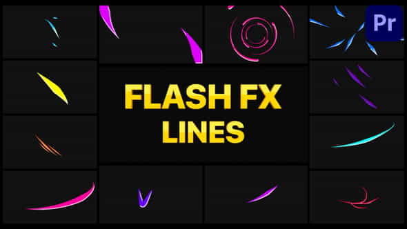 Flash FX Lines | Premiere - VideoHive 34937752