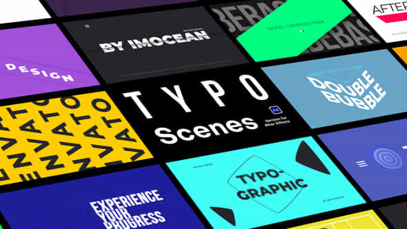 Typo Scenes - VideoHive 44452271