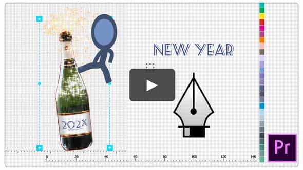 Happy New Year Greetings - - VideoHive 25354525