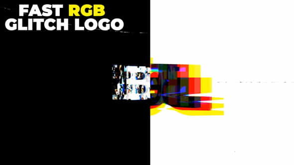 Fast Rgb Glitch Logo - VideoHive 29940546