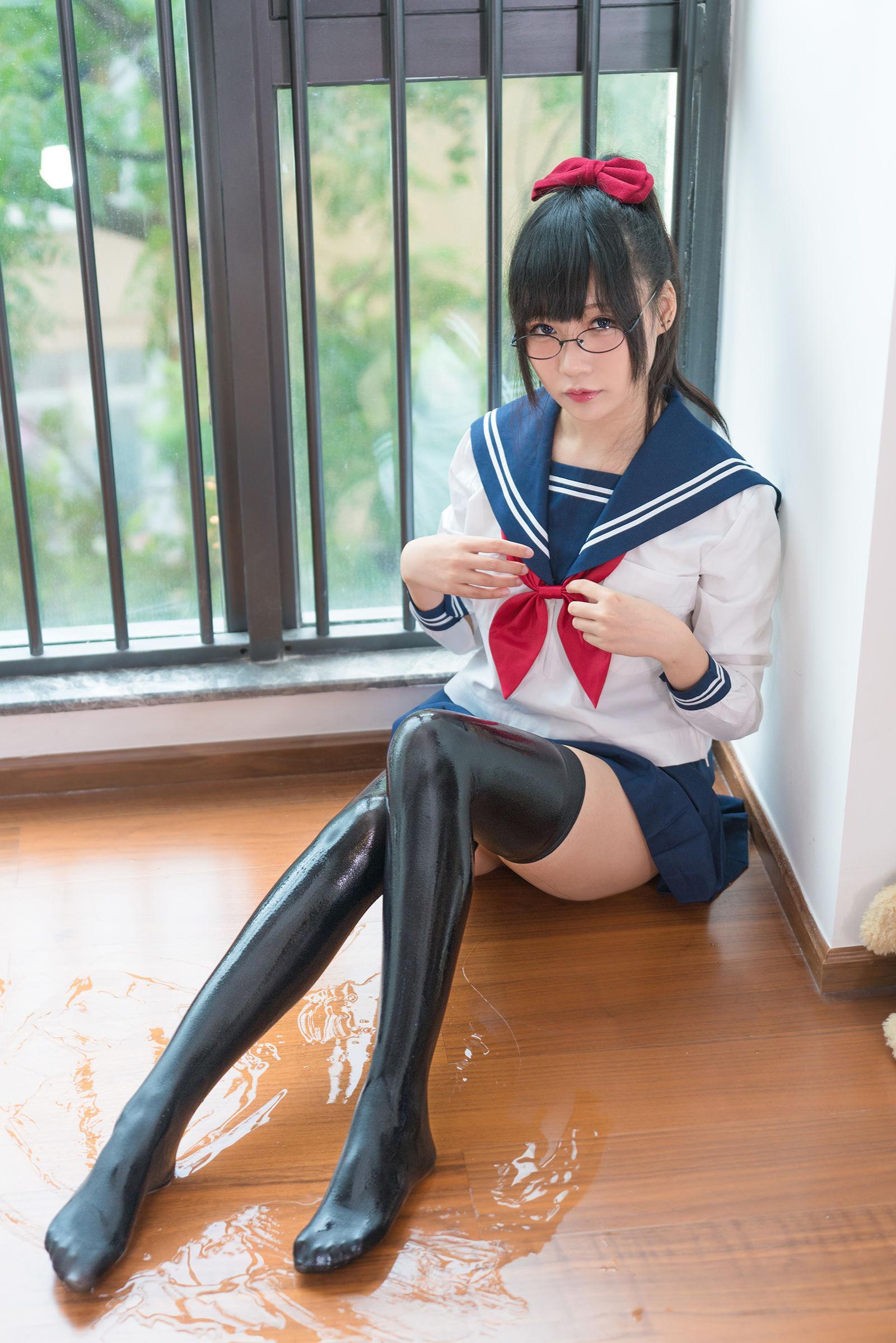 [网红美女Coser] 銘銘Kizami 《湿湿的JK》 写真集(2)