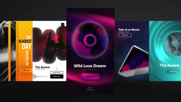 Instagram Modern Music Stories - VideoHive 26565200