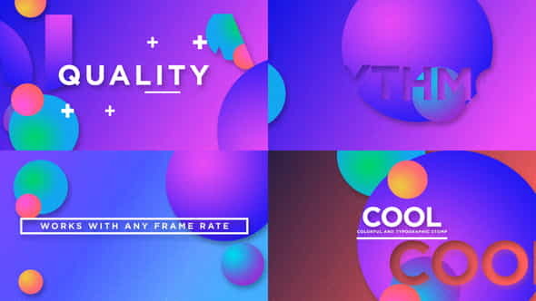 Colorful Typo Opener - VideoHive 24937781