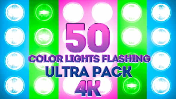 Color Lights Flashing Ultra Pack - VideoHive 23662248