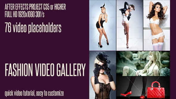 Fashion Video Gallery - VideoHive 5374355