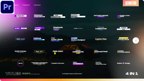 Titles Bundle 1 - VideoHive 44664481