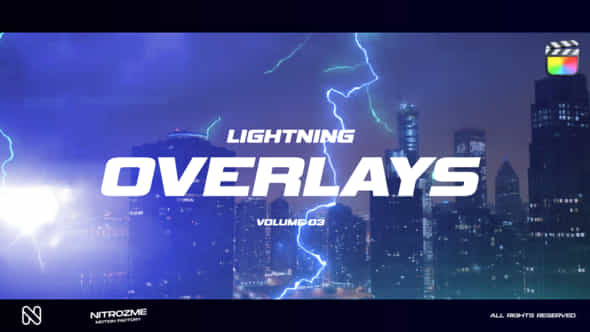 Lightning Overlays Vol 03 For Final Cut Pro X - VideoHive 50631922