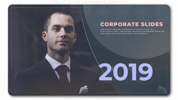 Circle Style Corporate Timeline - VideoHive 23243688