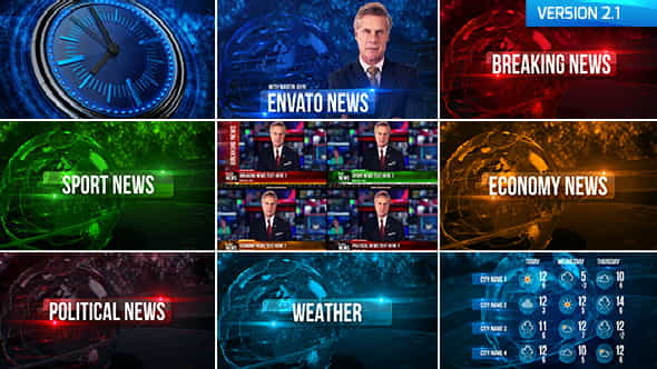 Broadcast Design News Package - VideoHive 19550533