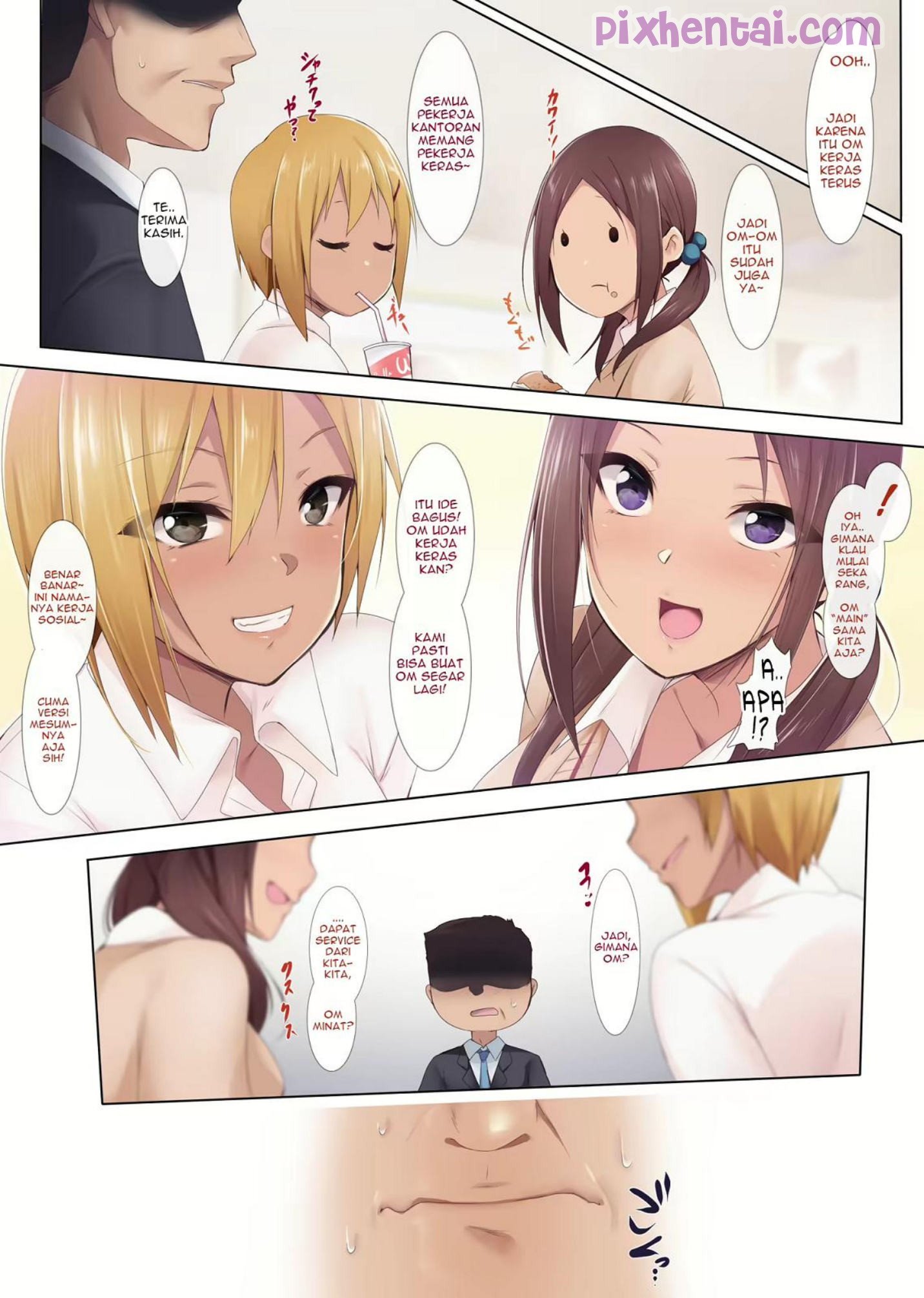 Komik Hentai JK Bitch Gal W Omochikaeri Manga XXX Porn Doujin Sex Bokep 10