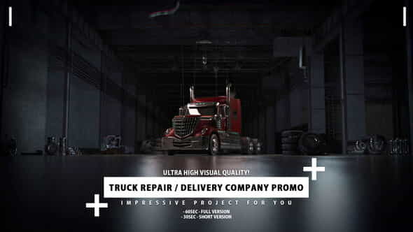 Delivery Company and Truck Repair - VideoHive 27480795