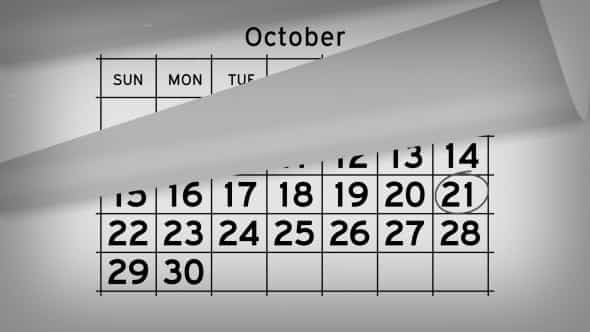 Calendar Timeline Promo - VideoHive 10577446