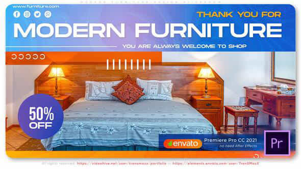 Modern Furniture Design - VideoHive 37135820
