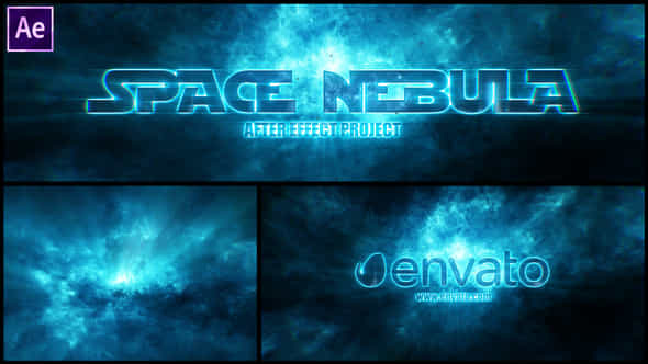 Nebula Space Logo - VideoHive 43541405