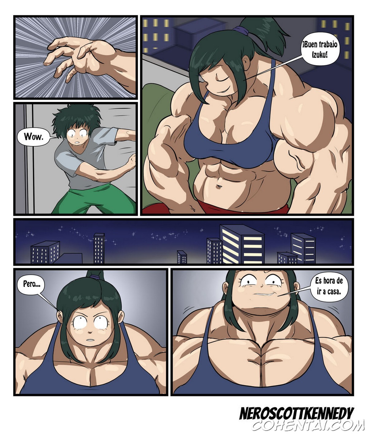 Strong mom (Boku no Hero Academia) xxx comics manga porno doujin hentai español sexo 