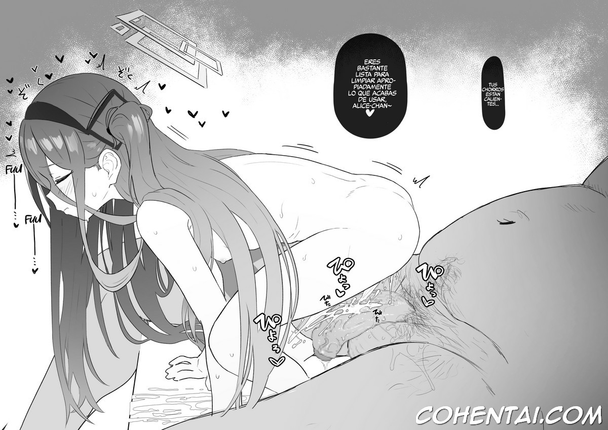 Alice-chan Tanpaku Chuunyuu Satsueikai (Blue Archive) xxx comics manga porno doujin hentai español sexo 