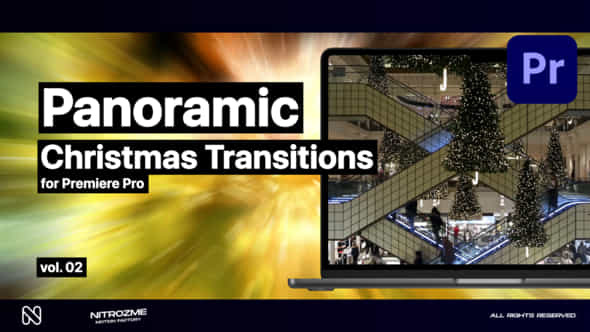 Christmas Panoramic Transitions Vol 02 For Premiere Pro - VideoHive 49538773