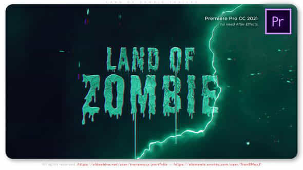 Land of Zombie - VideoHive 40244947