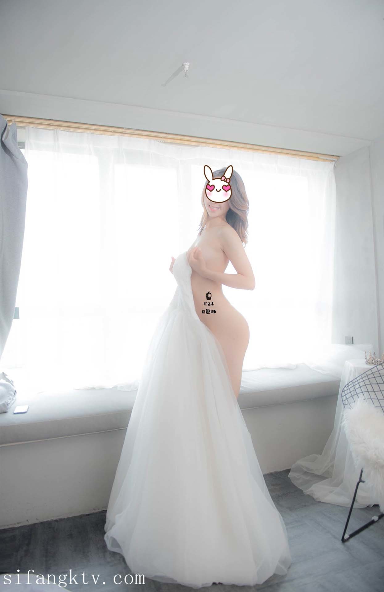 Twitter master "Uncle Cat" super beautiful bride private shooting series